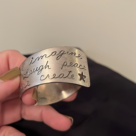 Chicos Live By Inspiration Cuff Silvertone - Picture 2 of 8